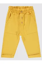 Pantalon bébé 0-24 mois jaune miel - Pack