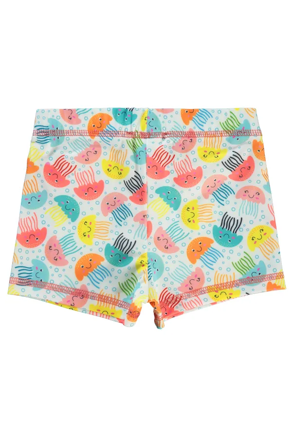 Maillot de bain garçon 2-5 ans blanc - Paquet