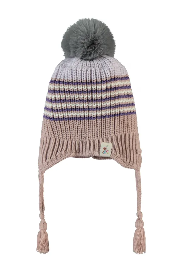 Girls Scarf, Beanie and Glove Sets for 2-5 Years Old Powder - Package