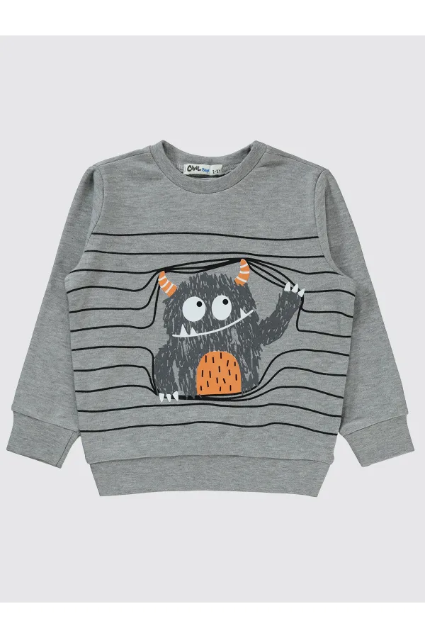 Erkek Çocuk Sweatshirt 2-5 Yaş Grimelanj - Paket