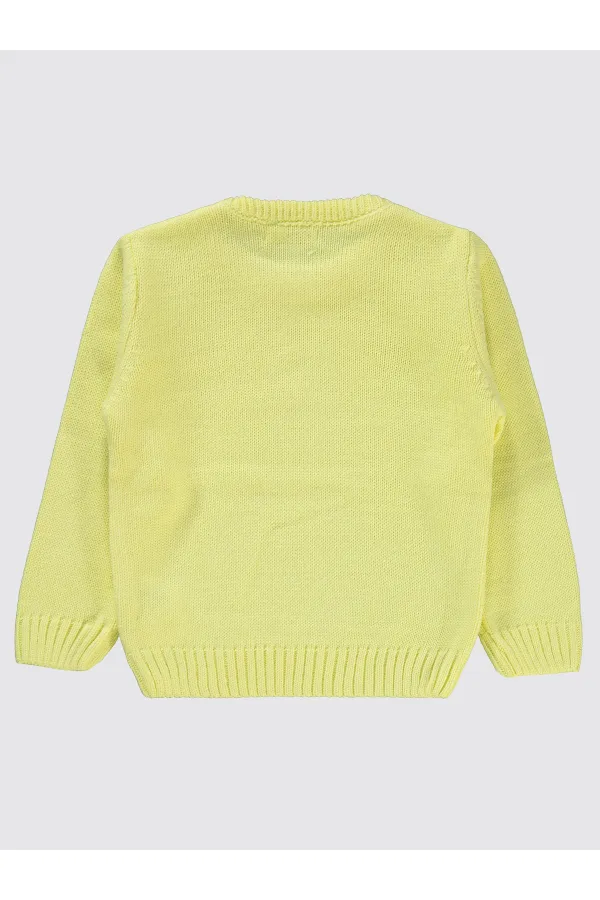 Pull Fille 2-5 Ans Jaune - Paquet