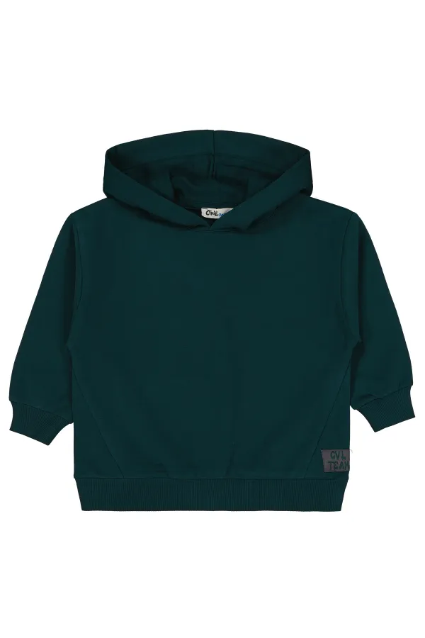 Boys Sweatshirt 2-5 Years Old Dark Moss - Pack