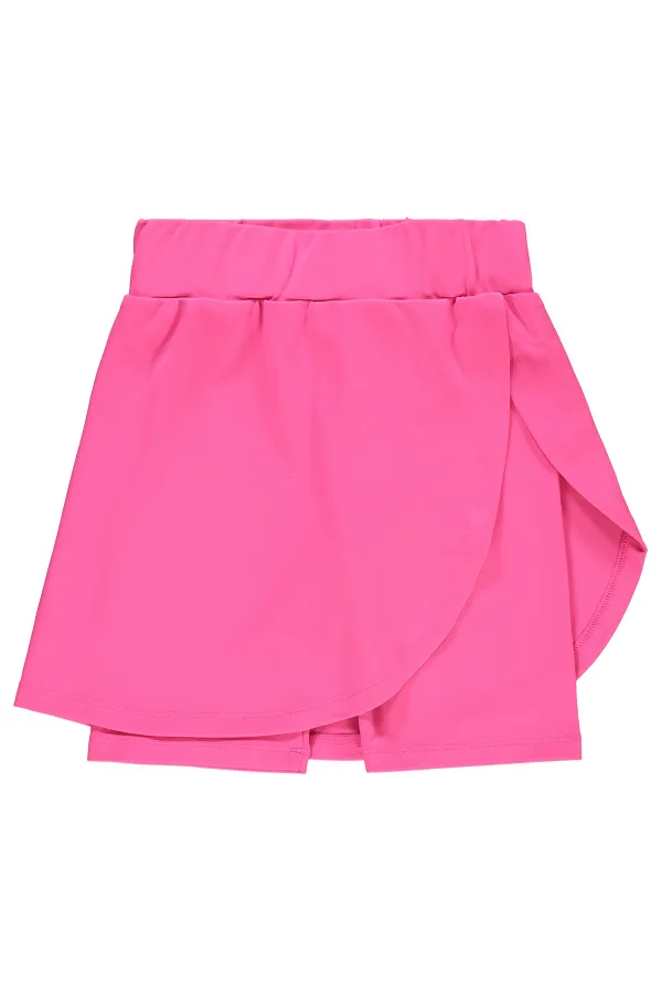 Kız Çocuk Etek 10-13 Yaş Neon Pembe - Paket