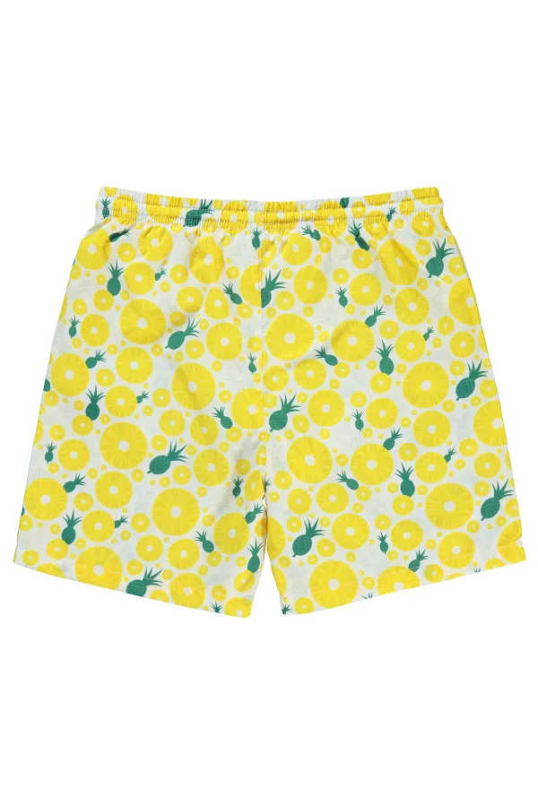 Boys Swim Shorts 10-13 Years Yellow - Package