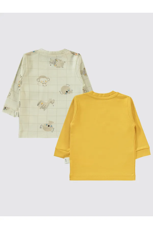 Baby Sweatshirt 0-24 Months Mustard - Pack