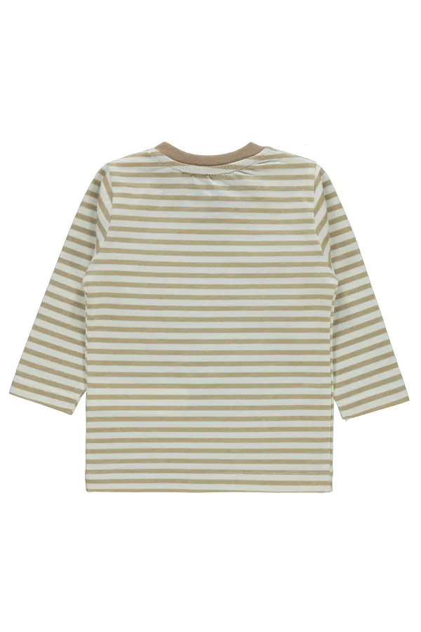 Bebek Sweatshirt 0-24 Ay Sütlükahve - Paket