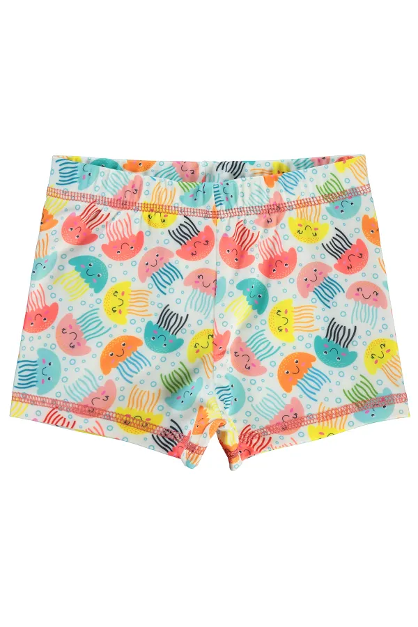 Maillot de bain garçon 2-5 ans blanc - Paquet