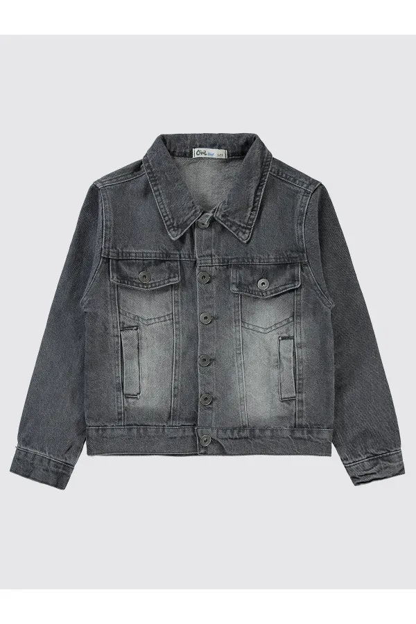 Veste garçon 6-9 ans fumée - Paquet