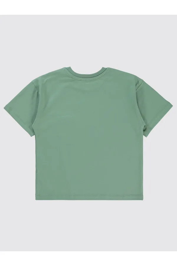Boys T-Shirt 10-13 Years Soft Khaki - Package