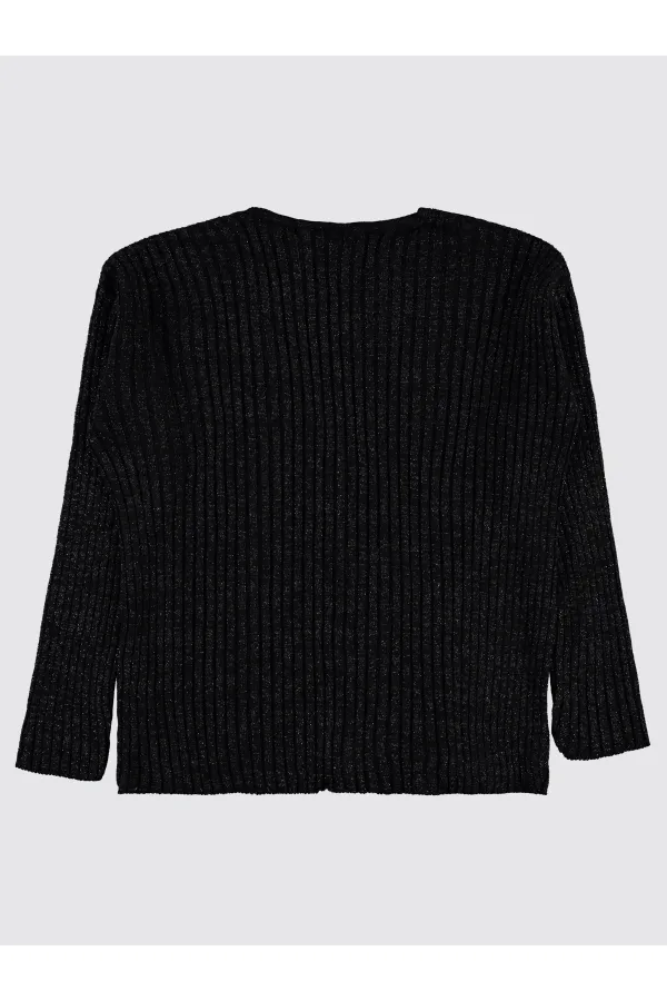 Kız Çocuk Hırka 10-13 Yaş Siyah - Paket