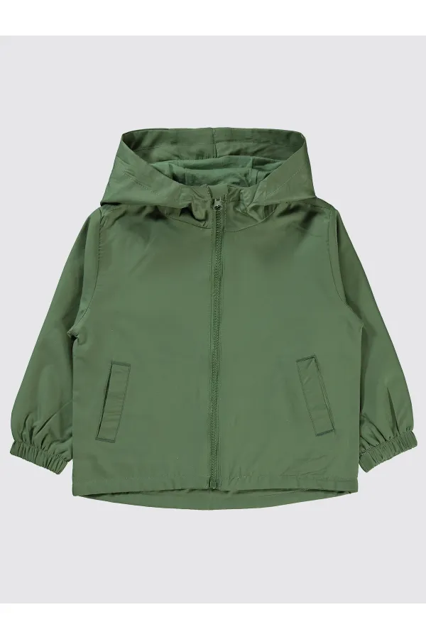 Boys Raincoat 2-5 Years Old Light Khaki - Package