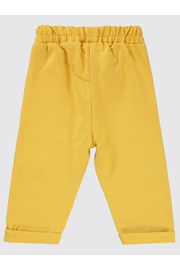 Pantalon bébé 0-24 mois jaune miel - Pack