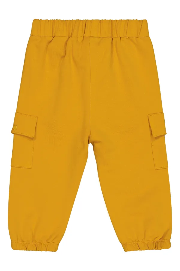Pantalon de survêtement bébé 0-24 mois moutarde - Pack