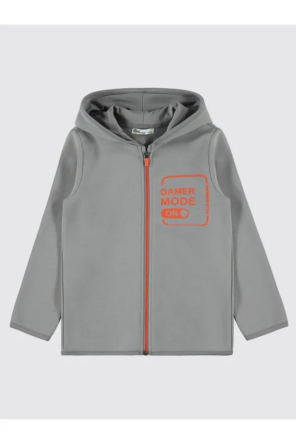 Boy Cardigan 6-9 Years Gray - Pack