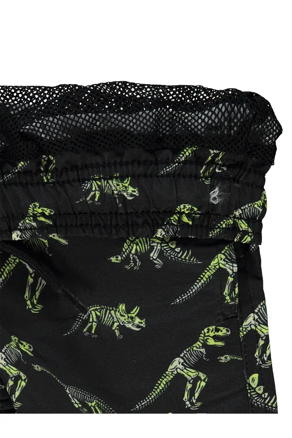 Short de bain garçon 2-5 ans noir - Paquet