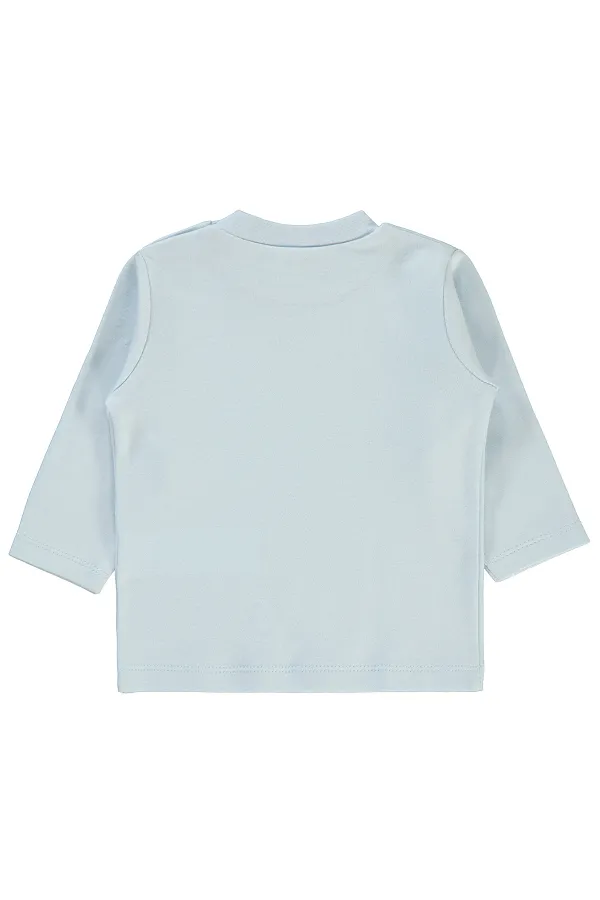 Sweat-shirt bébé 0-24 mois bleu glacier - Pack