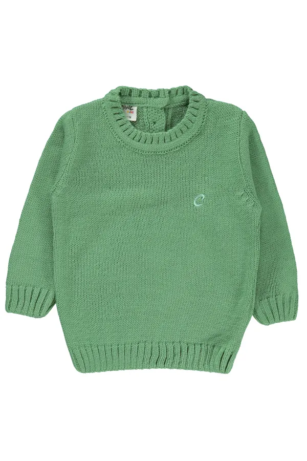 Pull bébé 0-24 mois kaki - Pack