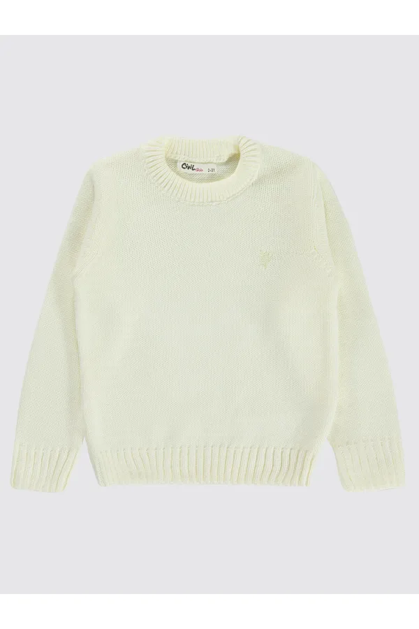 Pull Fille 2-5 Ans Écru - Paquet