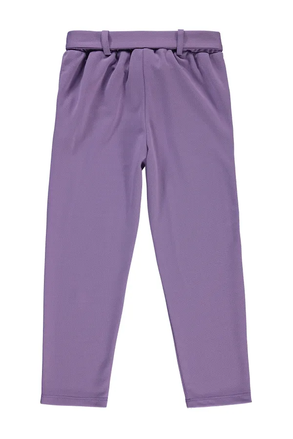 Girl's Trousers 6-9 Years Old Light Purple - Package