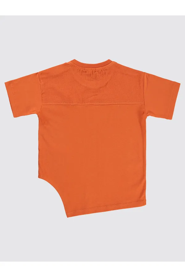 Boys T-Shirt 6-9 Years Orange - Package