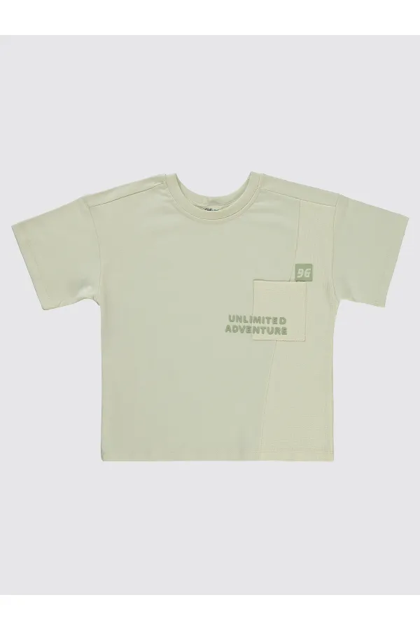 T-shirt garçon 6-9 ans ivoire - Pack