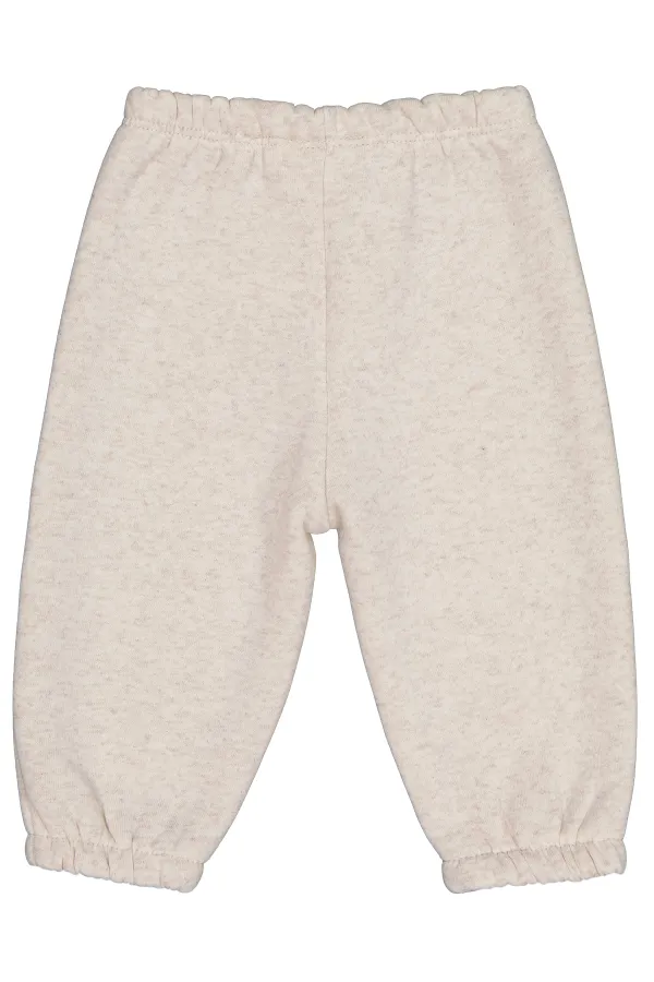 Baby Tracksuit Bottoms 0-24 Months Light Beige Melange - Package