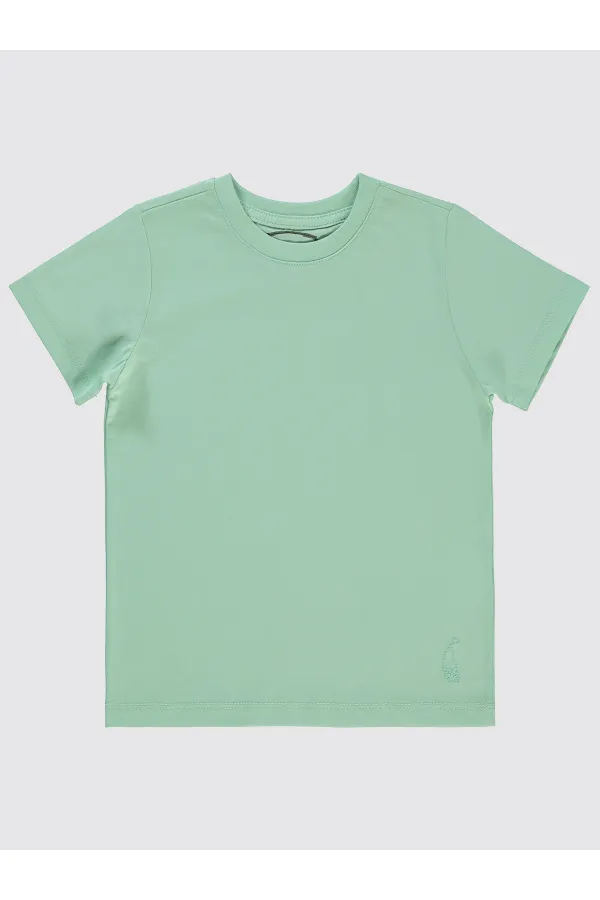 Boys T-Shirt 2-5 Years Old Aqua Green - Pack