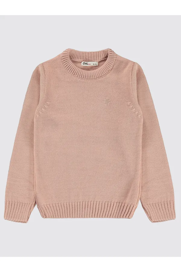 Girls Sweater 6-9 Years Old Powder - Package