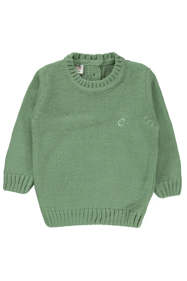 Pull bébé 0-24 mois kaki - Pack