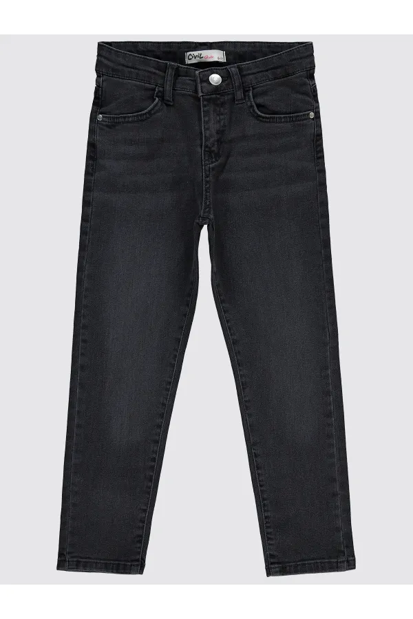 Girls Trousers 6-9 Years Old Smoke - Package