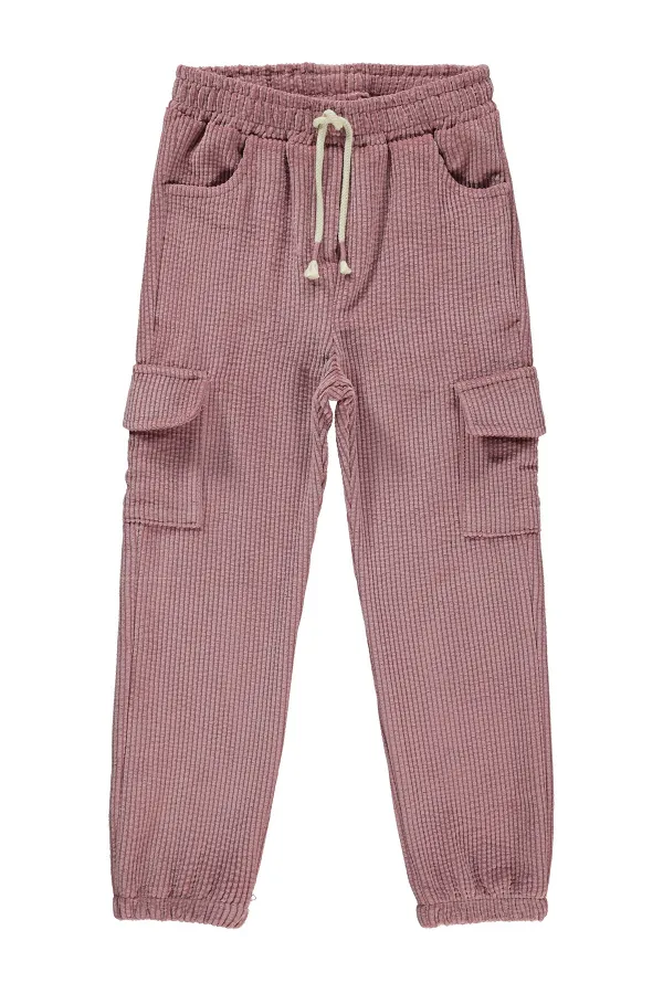 Kız Çocuk Pantolon 10-13 Yaş Pudra - Paket