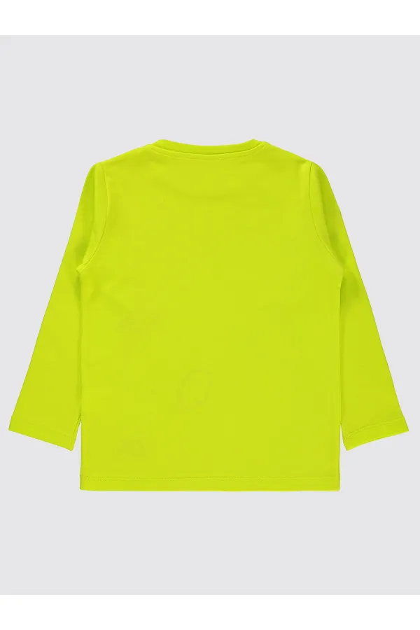 Sweat-shirt garçon 2-5 ans jaune fluo - Pack