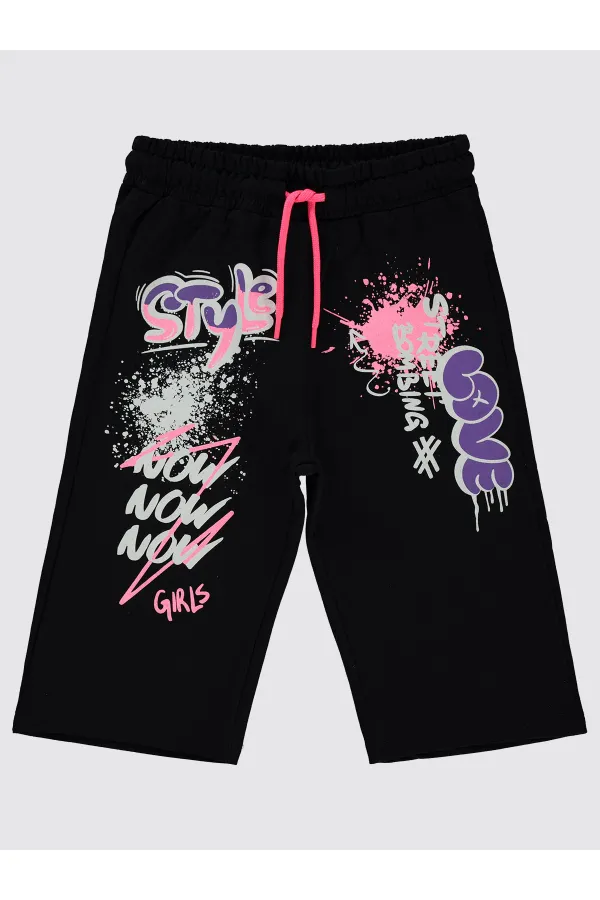 Girl Capri 6-9 Years Black - Package