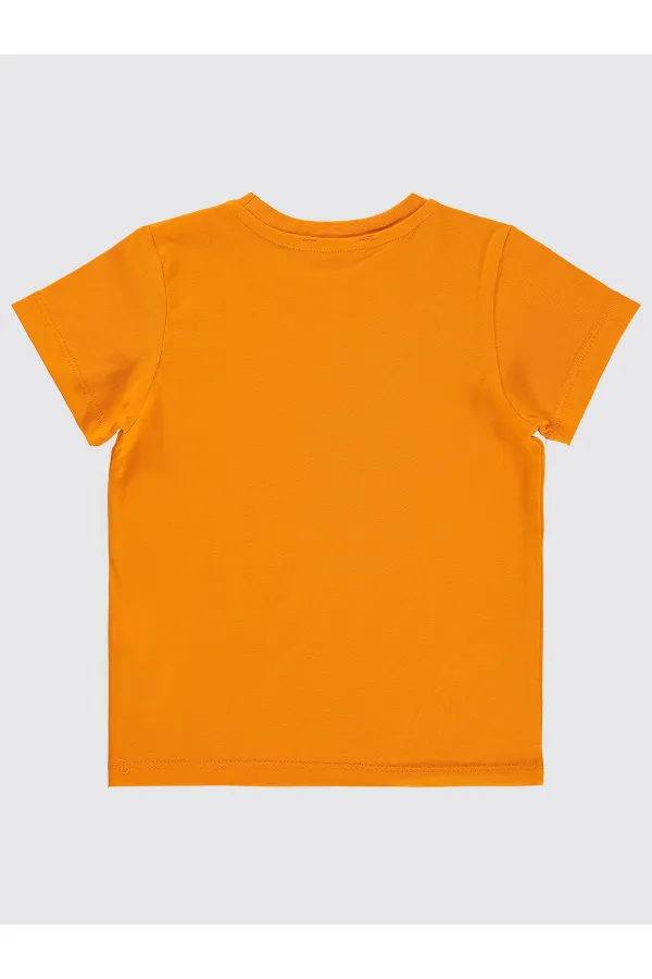 Boys T-Shirt 2-5 Years Old Light Orange - Package