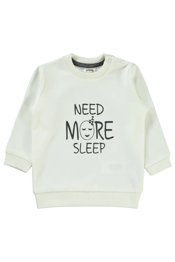 Sweat Bébé 0-24 Mois Écru - Pack