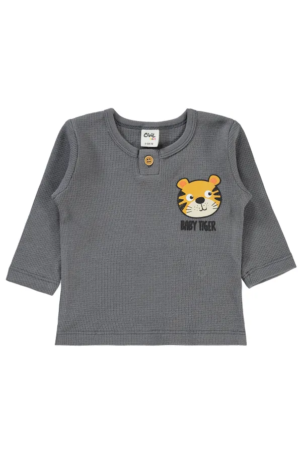 Sweat-shirt bébé 0-24 mois Smoke - Paquet