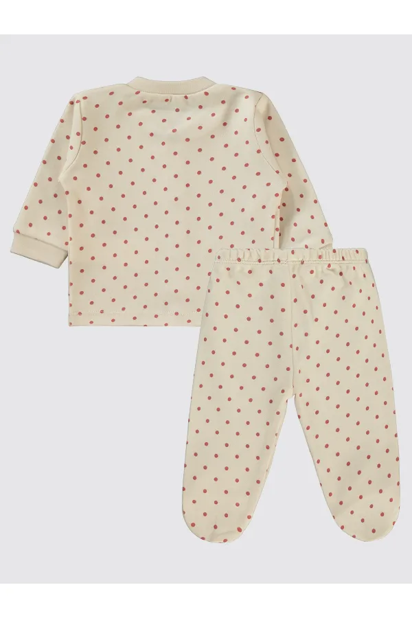Baby Pajama Set 0-24 Months Ivory - Package