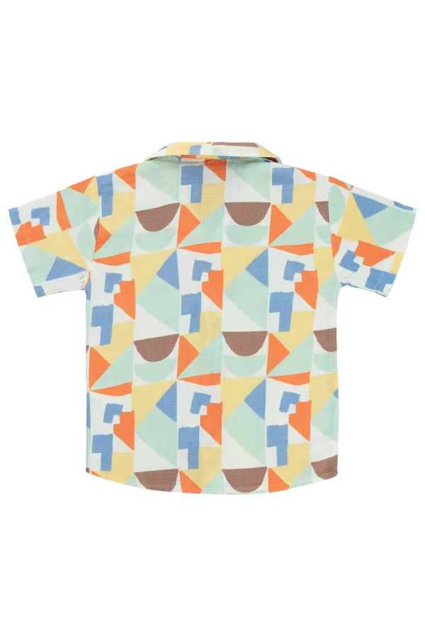 Chemise garçon 6-9 ans marron - Pack