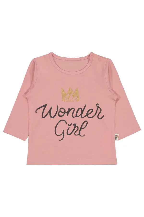 Sweat-shirt bébé 0-24 mois rose pastel foncé - Pack