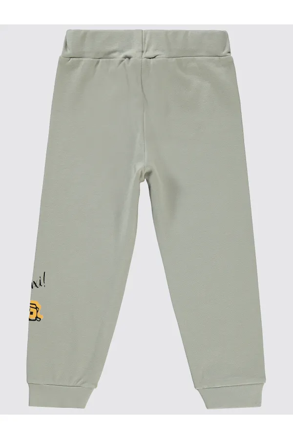 Boy's Tracksuit Bottoms 2-5 Years Old Soft Gray - Pack