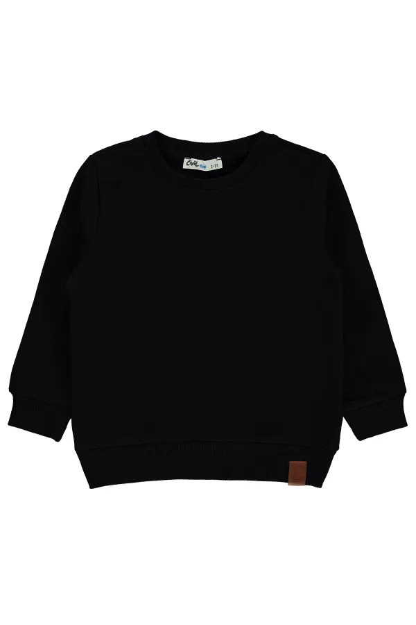 Boys Sweatshirt 2-5 Years Old Black - Pack