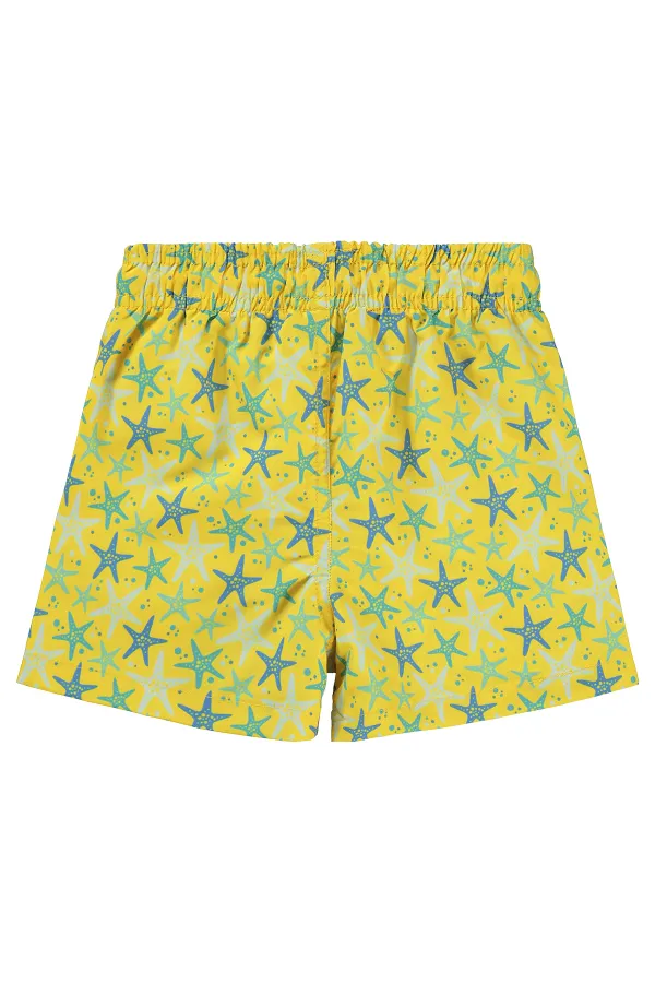 Short de bain garçon 2-5 ans jaune - Paquet