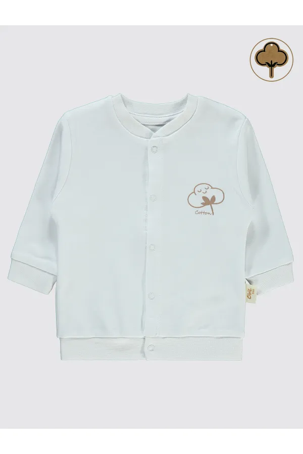 Cardigan bébé 0-24 mois blanc - Paquet