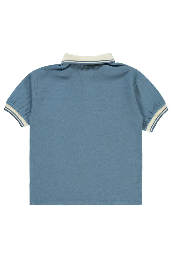 T-shirt garçon 6-9 ans Indigo - Paquet