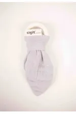 Ahşap müslin Kumaştan Diş Kaşıyıcı gri