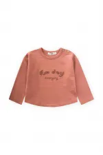 Sweat brodé 1-5 ans Orange
