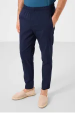 Tommylife Toptan Standart Fit Dokuma Hafif Esnek Chino Erkek Pantolon 82179 Lacivert