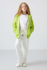 Tommylife Toptan 7-15 Yaş Kapüşonlu Standart Kalıp Kız Çocuk Sweatshirt 75149 Lime Yeşil Tommylife Toptan 7-15 Yaş Kapüşonlu Standart Kalıp Kız Çocuk Sweatshirt 75149 Lime Yeşil