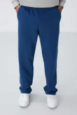 Tommylife Toptan Oversize Basic Düz Paça Erkek Eşofman Alt 82146 Parlament