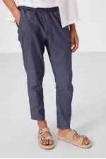 Tommylife Toptan Standart Fit Dokuma Hafif Esnek Chino Erkek Pantolon 82177 Kot Lacivert